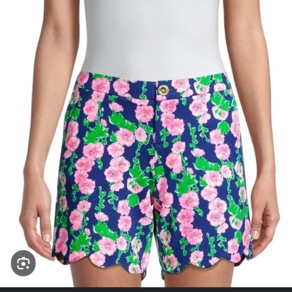 Lilly Pulitzer Pants - Lilly Pulitzer Darcy Scalloped Knit Shorts